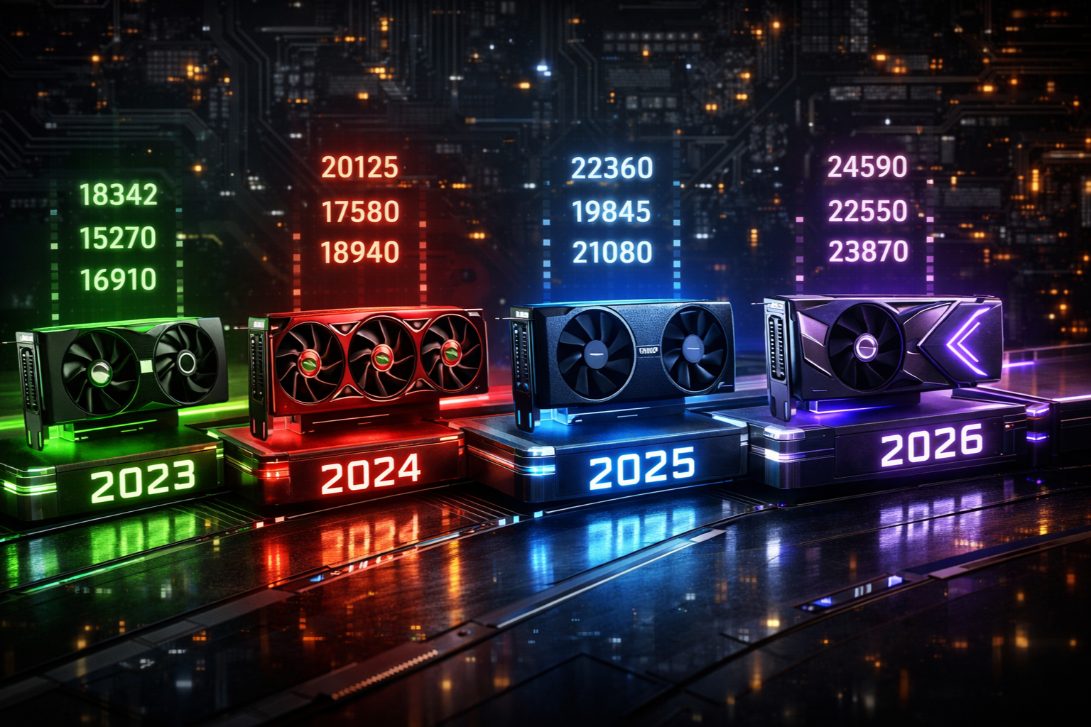 Best GPU graphics cards 2023 to 2026 featuring NVIDIA RTX 50 series AMD Radeon RX 9000 and Intel Arc Battlemage comparison